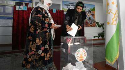Zentralasien: Präsidentschaftswahl in Tadschikistan begonnen