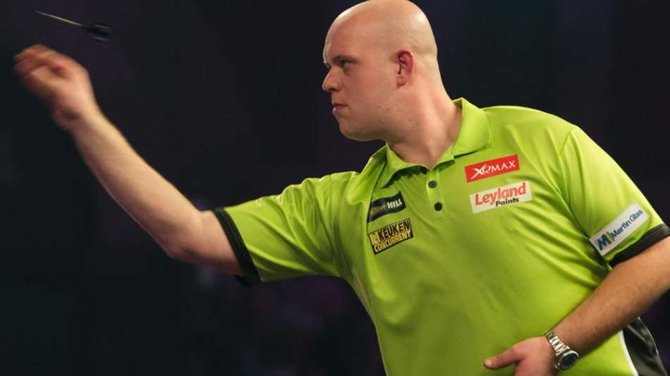 Corona-Schock bei der Darts-WM: Aus f&uuml;r Michael van Gerwen