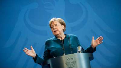 Merkel sieht Anlass zu "ein wenig Hoffnung" in Corona-Krise