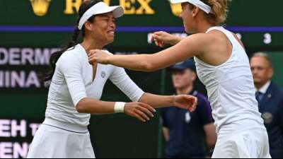 Wimbledon: Mertens und Hsieh gewinnen Doppel-Titel