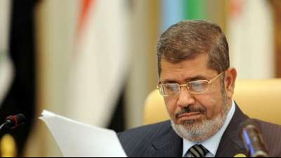 Sicherheitskreise: Ägyptens Ex-Präsident Mursi gestorben