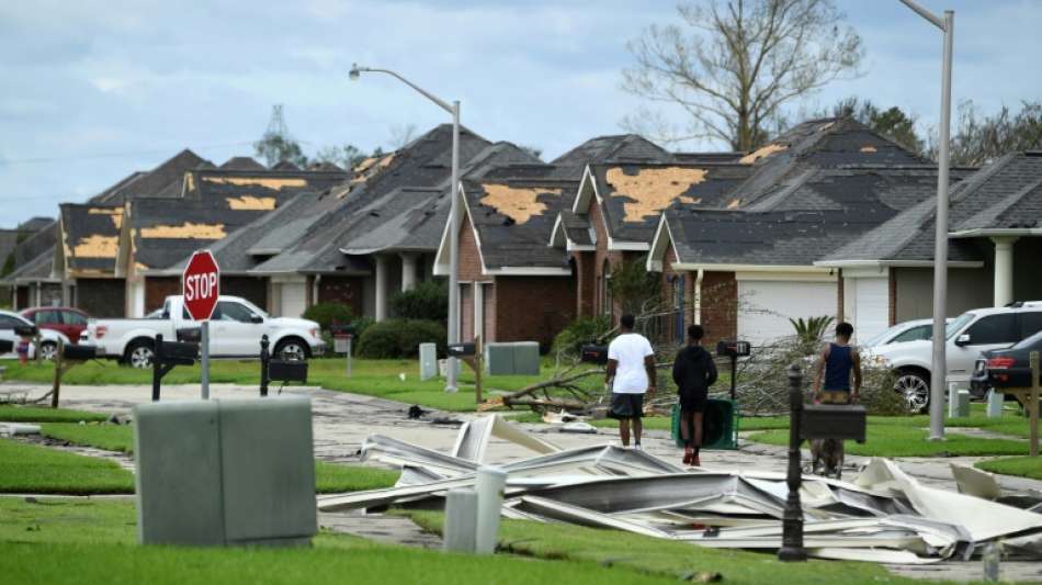 N&auml;chtliche Ausgangssperre in New Orleans nach Hurrikan "Ida"