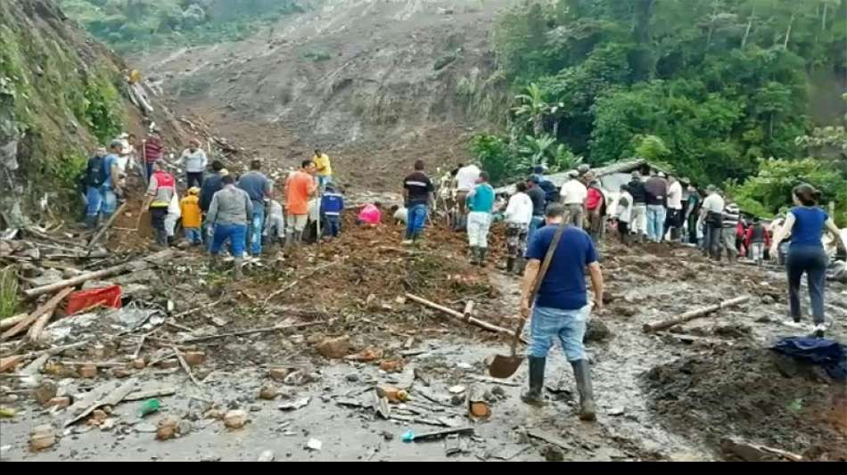 Kolumbien: Zahl der Toten nach Erdrutsch auf über 20 gestiegen