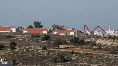 Israel treibt Pl&auml;ne zum Bau von 780 Wohnungen im besetzten Westjordanland voran