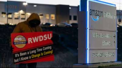 US-Beh&ouml;rde setzt neues Votum &uuml;ber Gewerkschaft bei Amazon f&uuml;r Februar und M&auml;rz an