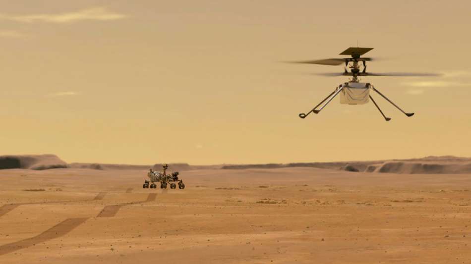 Mars-Hubschrauber "Ingenuity" hat erste Nacht allein auf dem Mars gut &uuml;berstanden
