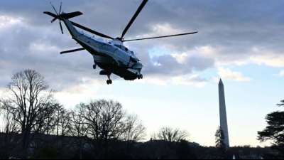 Trump hat Wei&szlig;es Haus kurz vor Ende seiner Amtszeit verlassen