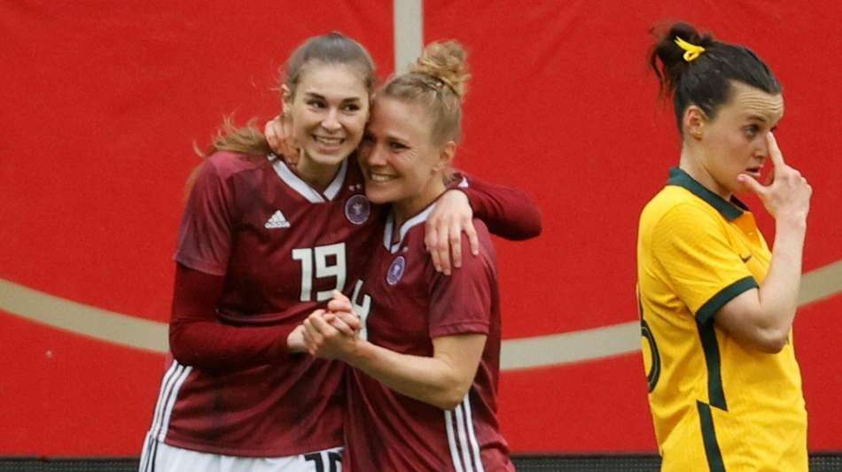 Tor und Vorlage: Brand beim Traumdeb&uuml;t f&uuml;r DFB-Frauen nur kurz nerv&ouml;s