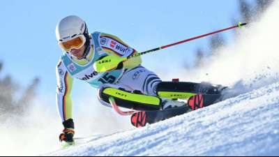 Slalom in Adelboden: Straßer auf Rang zwölf - Noel führt