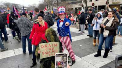 Demonstranten versammeln sich in Washington gegen Zertifizierung von Bidens Wahlsieg