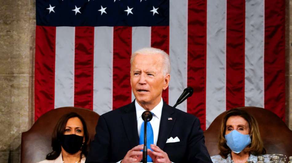 Biden schl&auml;gt in Kongress-Rede optimistischen Ton an und wirbt f&uuml;r Reformen