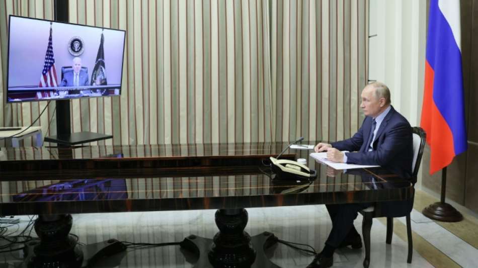 Videogipfel zwischen Biden und Putin begonnen