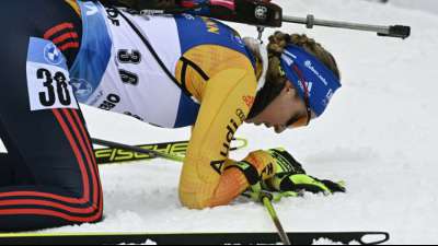 Biathlon: Preu&szlig; auf Rang sechs - Herrmann patzt bei Eckhoff-Sieg erneut