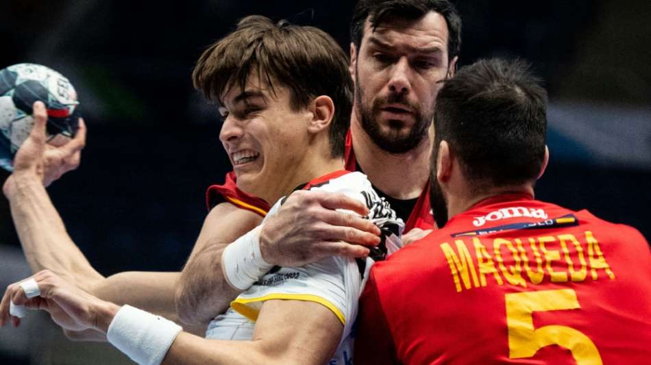 "Lehrstunde" gegen Spanien: Erster D&auml;mpfer f&uuml;r deutsche Handballer