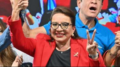 Linke Oppositionskandidatin bei Pr&auml;sidentenwahl in Honduras klar in F&uuml;hrung