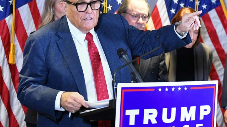 Trumps Ex-Verteidiger Giuliani verliert vorübergehend Anwaltslizenz