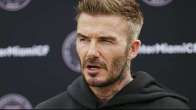 Am Tag des geplanten Miami-Heimdebüts: Beckham besucht leeres Stadion