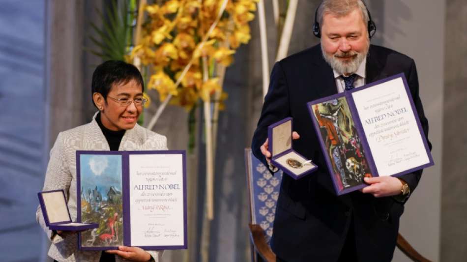 Friedensnobelpreistr&auml;ger Ressa und Muratow nehmen Auszeichnung in Oslo entgegen