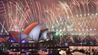 Sydney feiert Jahreswechsel ungeachtet der Buschbrände mit Riesen-Feuerwerk
