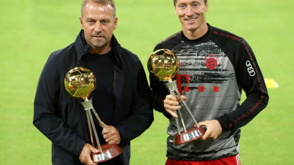 Lewandowski und Flick mit Globe Soccer Award ausgezeichnet