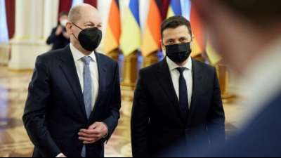 Scholz sagt Ukraine weitere finanzielle Unterst&uuml;tzung zu