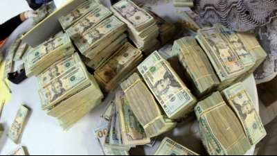 Rekordfund von zehn Millionen Dollar Drogengeld in Panama
