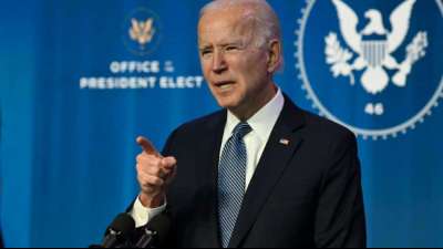 Biden verurteilt Kapitol-Unruhen als einen der "düstersten Tage" für die USA