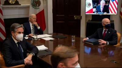 Biden betont in erstem Gespr&auml;ch mit L&oacute;pez Obrador Augenh&ouml;he Mexikos