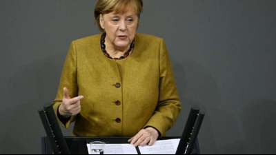Merkel verteidigt Verl&auml;ngerung des Lockdowns