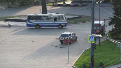 Luzk: Ukrainische Spezialenheiten beenden Geiselnahme in Bus