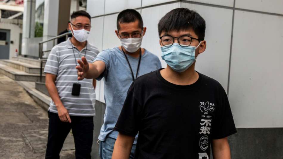 Hongkonger Demokratie-Aktivist Wong nach Festnahme gegen Kaution freigelassen