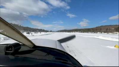 Landebahn auf zugefrorenem US-See er&ouml;ffnet
