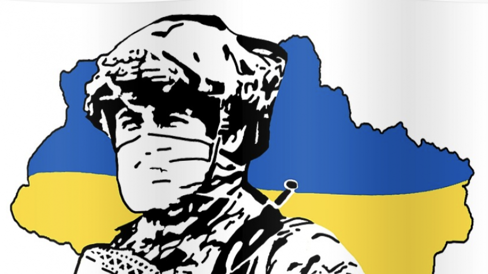 Honneur à l'Ukraine héroïque! Слава героїчній Україні!