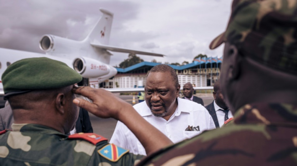 Ex-Kenyan leader visits key DR Congo city amid rebel crisis