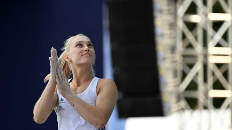 Championnats d'Europe d'escalade: Janja Garnbret, seule sur sa plan&egrave;te
