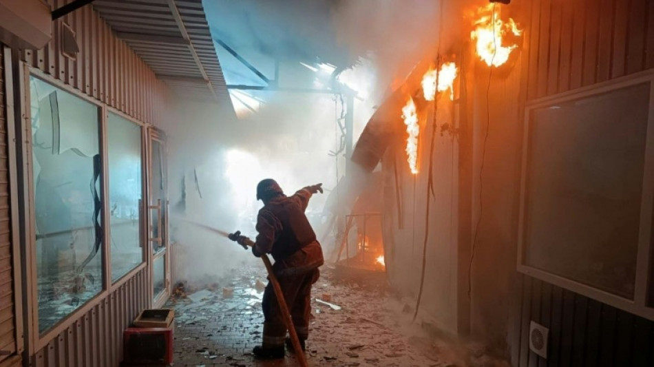 Russian strike on Ukraine market kills five, wounds 25