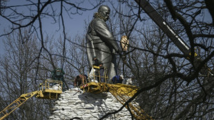 In Kharkiv, sandbags pile up to save Ukraine national poet's statue