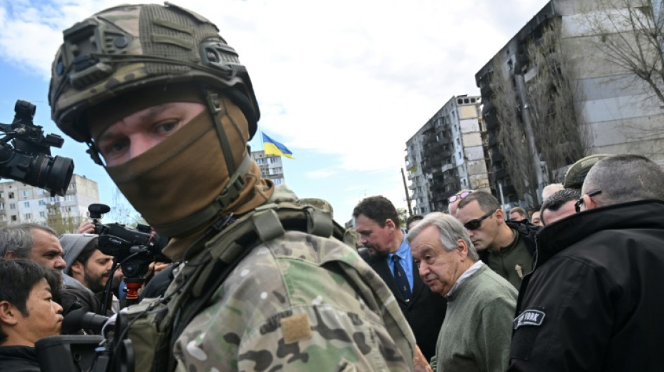 Rusia bombardea Kiev durante visita del secretario general de la ONU
