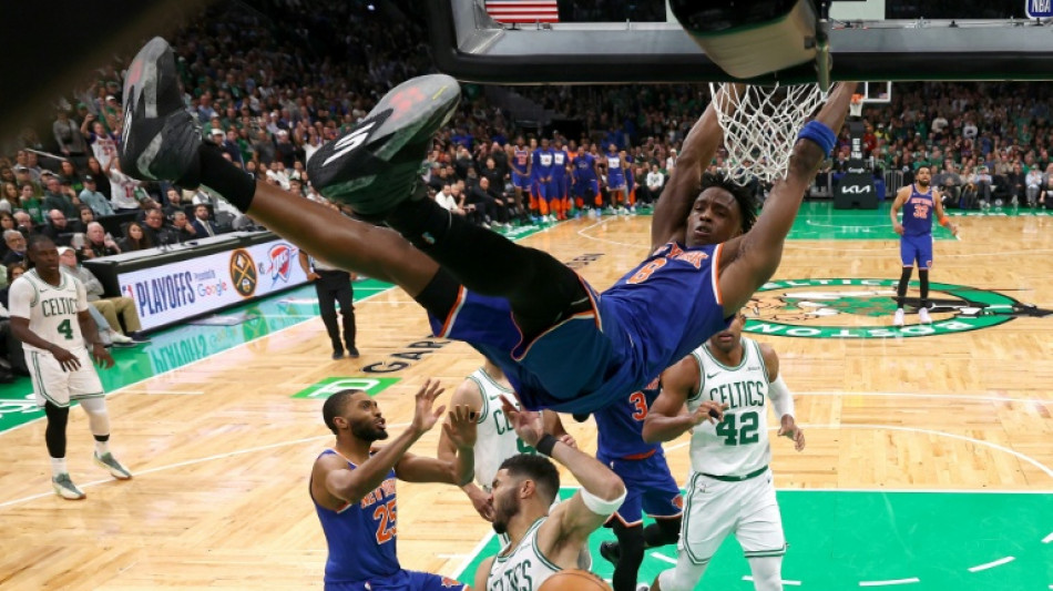 Los Knicks sorprenden a los Celtics en Boston y Denver al Thunder en Oklahoma City
