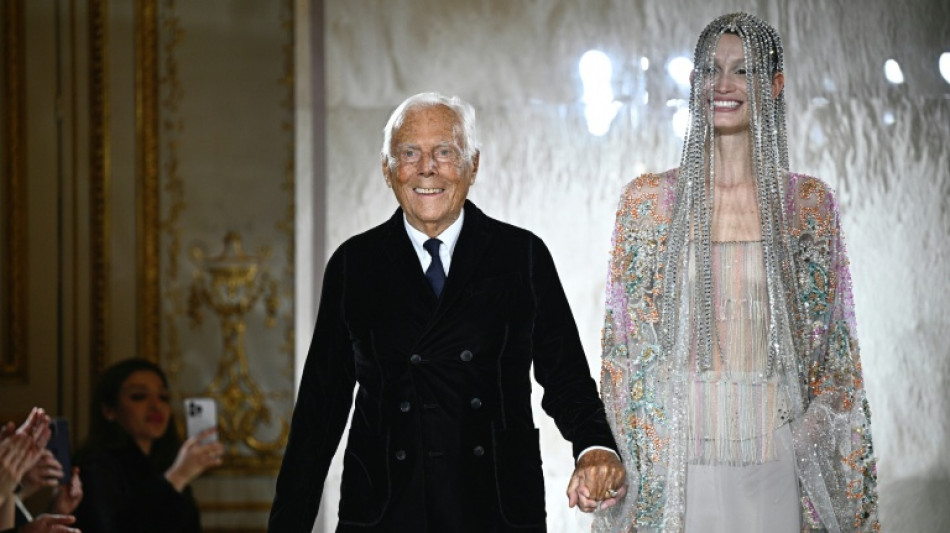 Giorgio Armani, convaleciente, ausente en los desfiles de moda masculina en Mil&aacute;n