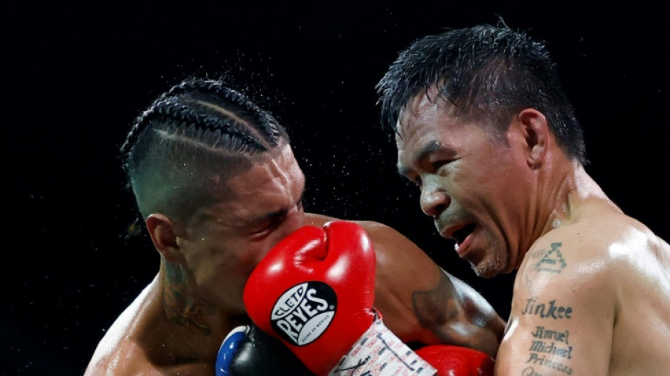 Boxe: Pacquiao tenu en échec par Barrios pour la ceinture WBC des welters