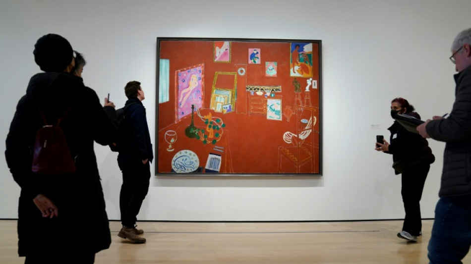 New York's MoMA exhibits Matisse's paintings within a painting