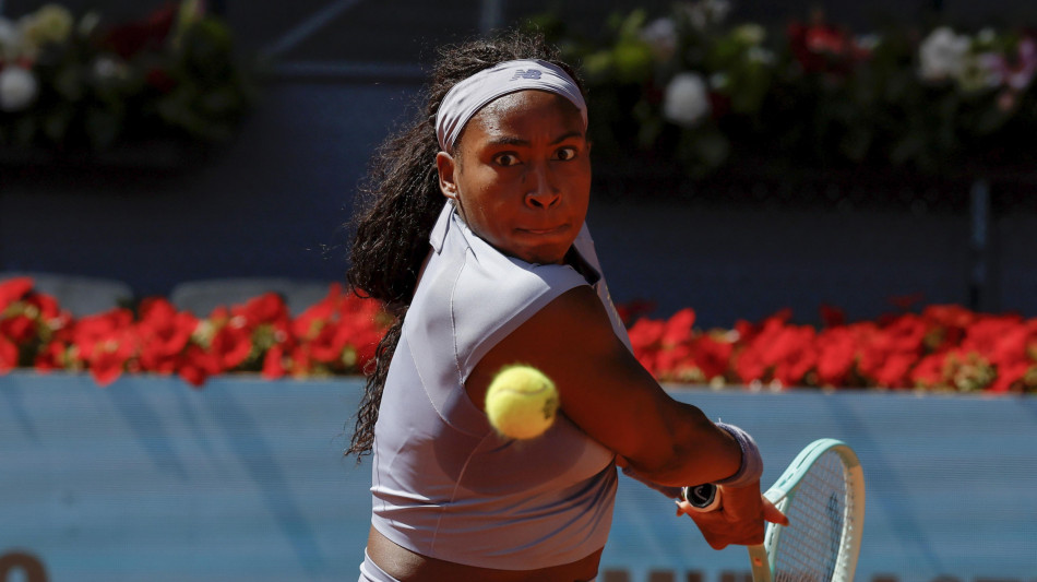 Tennis: eliminata Swiatek, americana Gauff in finale a Madrid