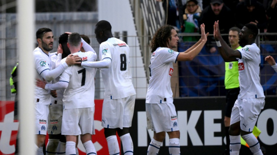 Coupe de France: l'OM s'en sort &agrave; dix face &agrave; Hy&egrave;res