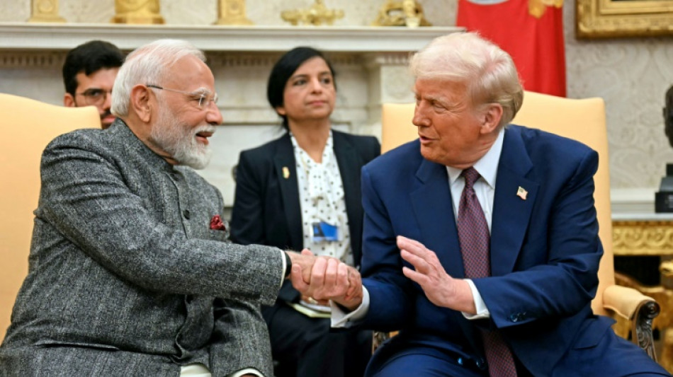Demonstrative N&auml;he: Trump empf&auml;ngt Indiens Regierungschef Modi in Washington