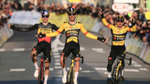 Paris-Nice: tripl&eacute; Jumbo dans la 1re &eacute;tape, Laporte en jaune 