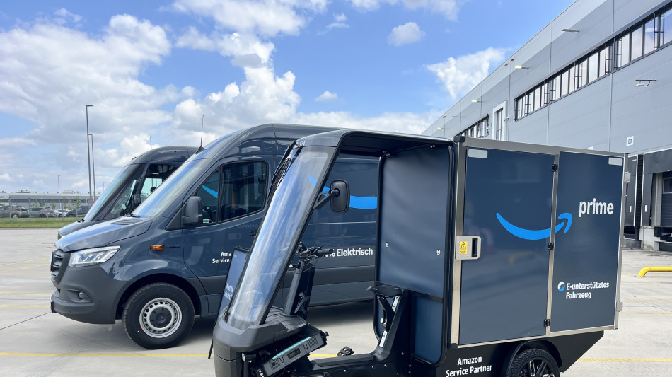 Amazon, flotta elettrica da 350 milioni di pacchi/anno in Europa
