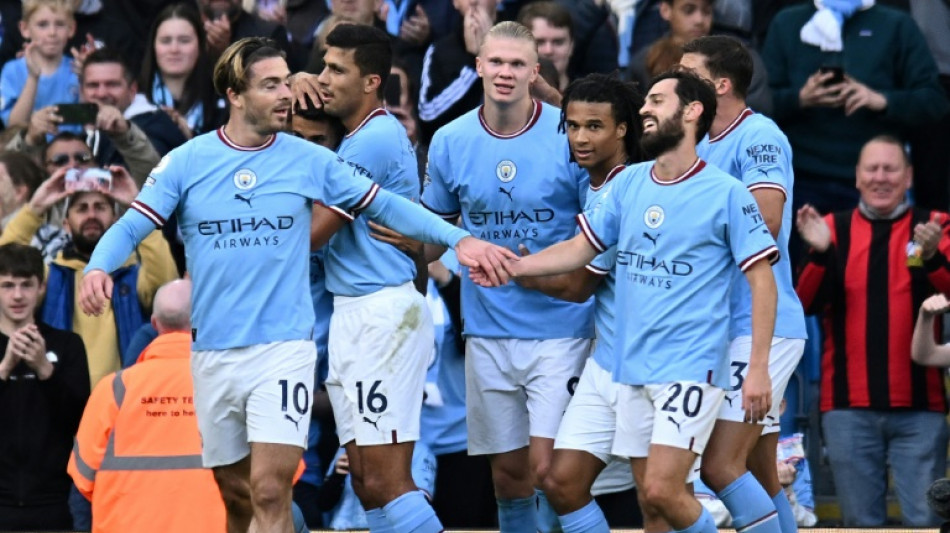 Haaland strikes again as Man City go top, Chelsea tame Wolves