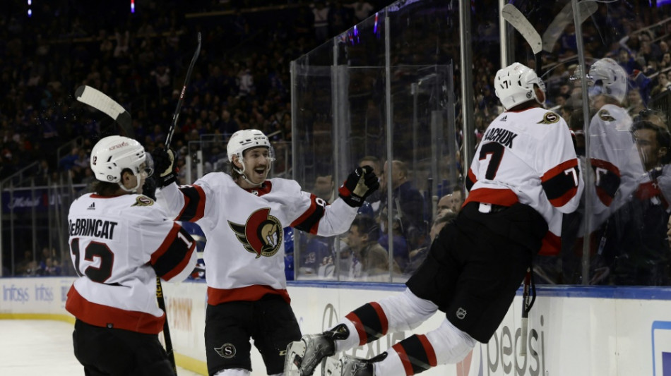 NHL: Neuntes Saisontor für Stützle bei Ottawa Senators