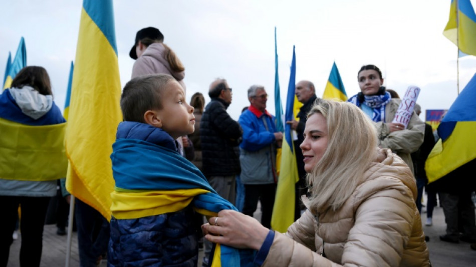 Manifestations dans plusieurs villes de France en soutien &agrave; l'Ukraine